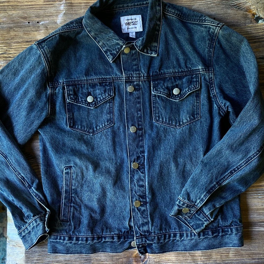 WESC Denim Jacket THRILLS! THRILLS! THRILLS!